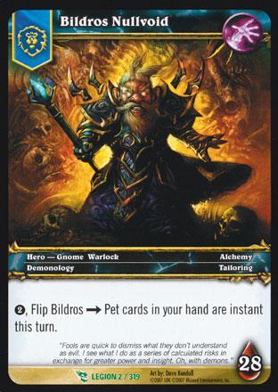 World of Warcraft TCG | Bildros Nullvoid - March of the Legion 2/319 | The Nerd Merchant