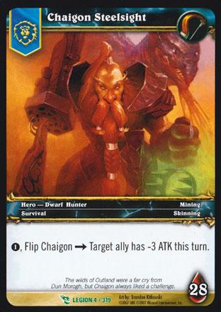 World of Warcraft TCG | Chaigon Steelsight - March of the Legion 4/319 | The Nerd Merchant