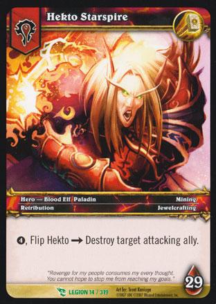 World of Warcraft TCG | Hekto Starspire - March of the Legion 14/319 | The Nerd Merchant