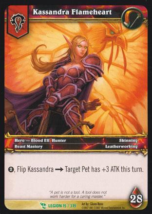 World of Warcraft TCG | Kassandra Flameheart - March of the Legion 15/319 | The Nerd Merchant