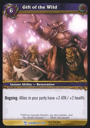 World of Warcraft TCG | Gift of the Wild - March of the Legion 24/319 | The Nerd Merchant