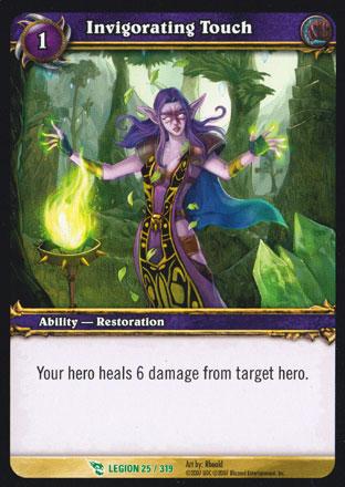 World of Warcraft TCG | Invigorating Touch - March of the Legion 25/319 | The Nerd Merchant