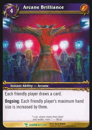 World of Warcraft TCG | Arcane Brilliance - March of the Legion 43/319 | The Nerd Merchant