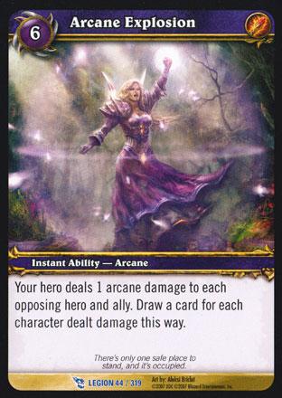 World of Warcraft TCG | Arcane Explosion - March of the Legion 44/319 | The Nerd Merchant