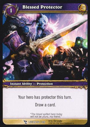 World of Warcraft TCG | Blessed Protector - March of the Legion 56/319 | The Nerd Merchant