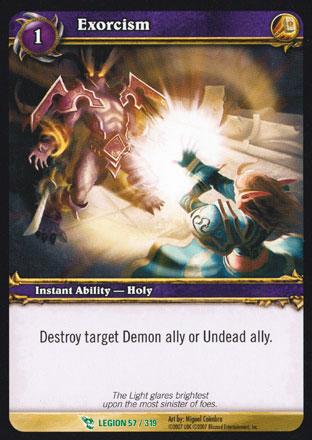 World of Warcraft TCG | Exorcism - March of the Legion 57/319 | The Nerd Merchant