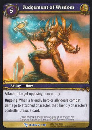 World of Warcraft TCG | Judgement of Wisdom - March of the Legion 59/319 | The Nerd Merchant