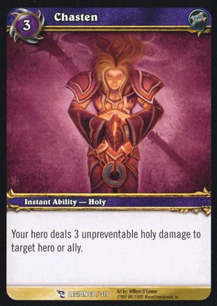 World of Warcraft TCG | Chasten - March of the Legion 68/319 | The Nerd Merchant
