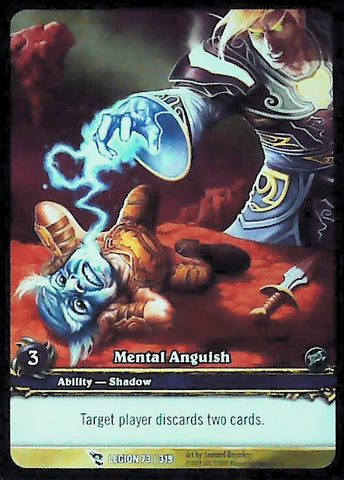 World of Warcraft TCG | Mental Anguish (Extended Art) - March of the Legion 73/319 | The Nerd Merchant