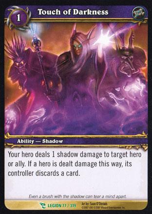 World of Warcraft TCG | Touch of Darkness - March of the Legion 77/319 | The Nerd Merchant