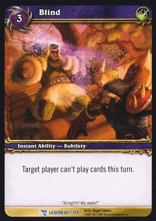 World of Warcraft TCG | Blind - March of the Legion 80/319 | The Nerd Merchant