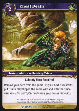 World of Warcraft TCG | Cheat Death - March of the Legion 81/319 | The Nerd Merchant