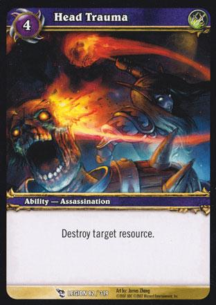World of Warcraft TCG | Head Trauma - March of the Legion 82/319 | The Nerd Merchant