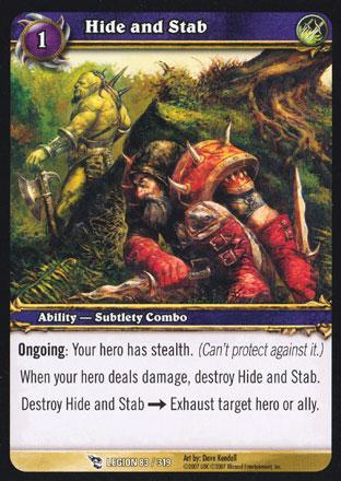 World of Warcraft TCG | Hide and Stab - March of the Legion 83/319 | The Nerd Merchant