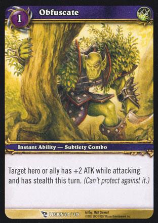 World of Warcraft TCG | Obfuscate - March of the Legion 84/319 | The Nerd Merchant