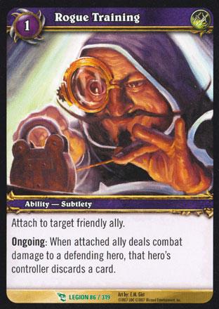 World of Warcraft TCG | Roque Training - March of the Legion 86/319 | The Nerd Merchant
