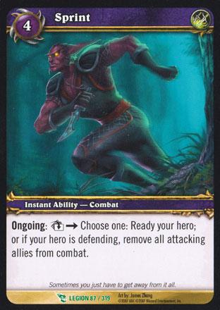 World of Warcraft TCG | Sprint - March of the Legion 87/319 | The Nerd Merchant