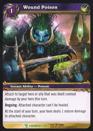 World of Warcraft TCG | Wound Poison - March of the Legion 90/319 | The Nerd Merchant