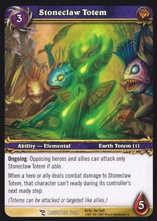 World of Warcraft TCG | Stoneclaw Totem - March of the Legion 100/319 | The Nerd Merchant