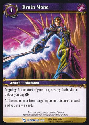 World of Warcraft TCG | Drain Mana - March of the Legion 105/319 | The Nerd Merchant