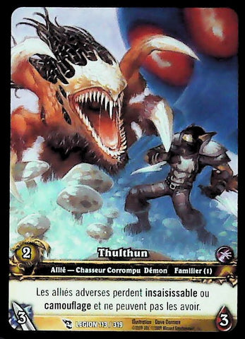 World of Warcraft TCG | Thulthun (Extended Art) - March of the Legion 113/319 | The Nerd Merchant