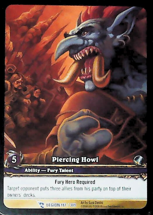 World of Warcraft TCG | Piercing Howl (Extended Art) - March of the Legion 117/319 | The Nerd Merchant