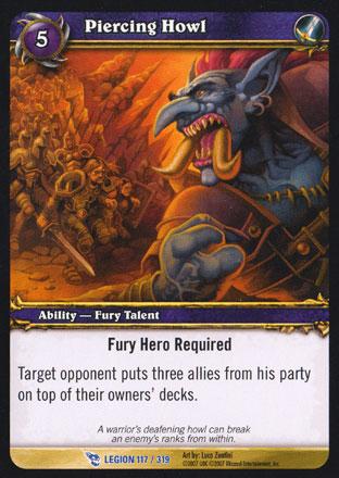 World of Warcraft TCG | Piercing Howl - March of the Legion 117/319 | The Nerd Merchant