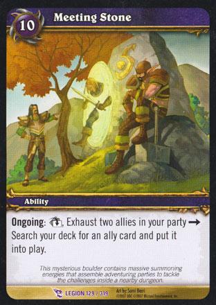 World of Warcraft TCG | Meeting Stone - March of the Legion 129/319 | The Nerd Merchant