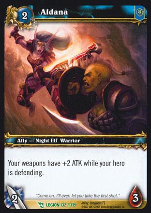 World of Warcraft TCG | Aldana - March of the Legion 132/319 | The Nerd Merchant