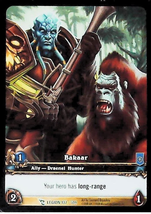 World of Warcraft TCG | Bakaar (Extended Art) - March of the Legion 137/319 | The Nerd Merchant