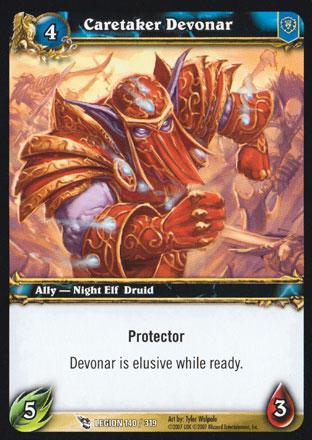 World of Warcraft TCG | Caretaker Devonar - March of the Legion 140/319 | The Nerd Merchant