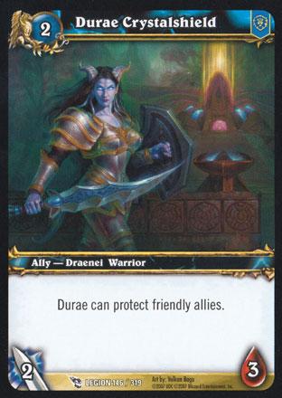 World of Warcraft TCG | Durae Crystalshield - March of the Legion 146/319 | The Nerd Merchant