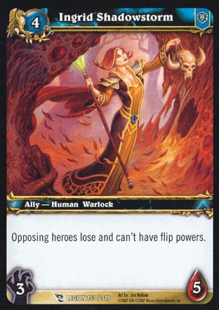 World of Warcraft TCG | Ingrid Shadowstorm - March of the Legion 153/319 | The Nerd Merchant