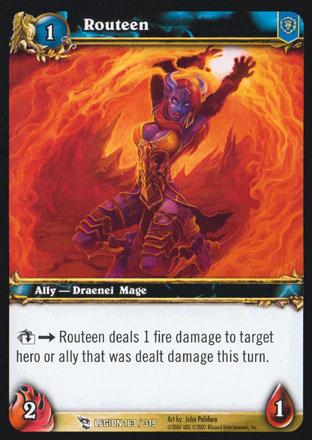 World of Warcraft TCG | Routeen - March of the Legion 163/319 | The Nerd Merchant