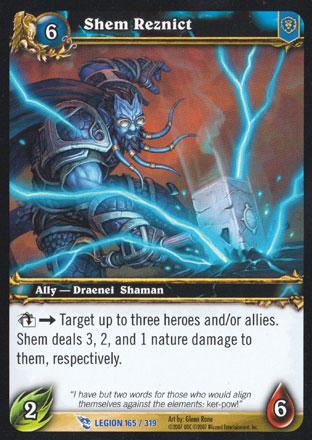 World of Warcraft TCG | Shem Reznict - March of the Legion 165/319 | The Nerd Merchant