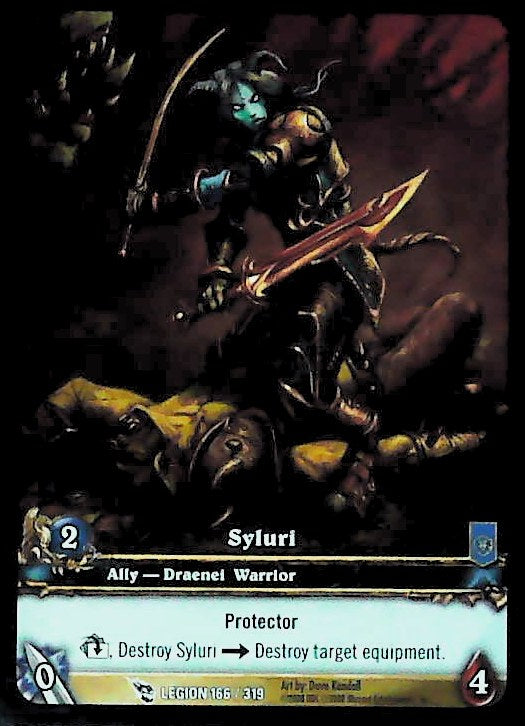 World of Warcraft TCG | Syluri (Extended Art) - March of the Legion 166/319 | The Nerd Merchant