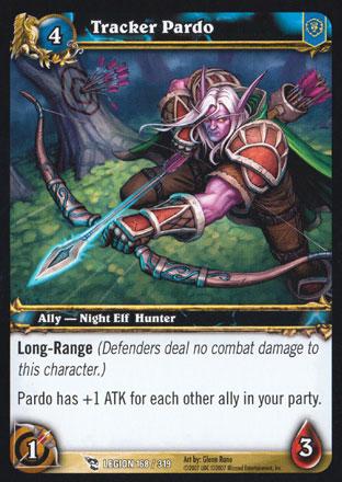 World of Warcraft TCG | Tracker Pardo - March of the Legion 168/319 | The Nerd Merchant