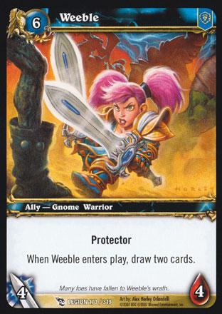 World of Warcraft TCG | Weeble - March of the Legion 170/319 | The Nerd Merchant