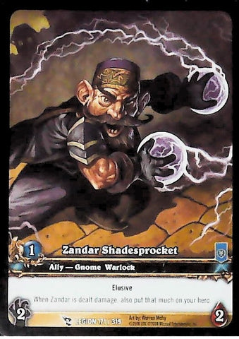 World of Warcraft TCG | Zandar Shadesprocket (Extended Art) - March of the Legion 171/319 | The Nerd Merchant