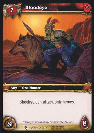 World of Warcraft TCG | Bloodeye - March of the Legion 176/319 | The Nerd Merchant