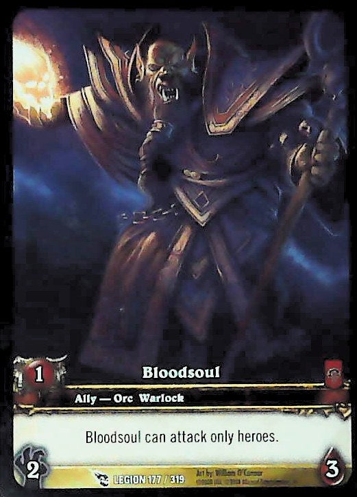 World of Warcraft TCG | Bloodsoul (Extended Art) - March of the Legion 177/319 | The Nerd Merchant