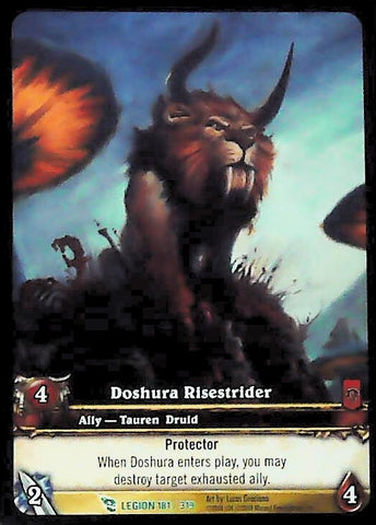 World of Warcraft TCG | Doshura Risestrider (Extended Art) - March of the Legion 181/319 | The Nerd Merchant