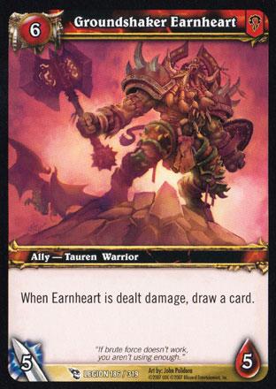 World of Warcraft TCG | Groundshaker Earnheart - March of the Legion 186/319 | The Nerd Merchant