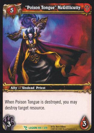 World of Warcraft TCG | "Poison Tongue" McGillicutty - March of the Legion 199/319 | The Nerd Merchant