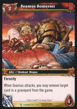 World of Warcraft TCG | Seamus Somerset - March of the Legion 201/319 | The Nerd Merchant