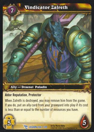 World of Warcraft TCG | Vindicator Zalreth - March of the Legion 226/319 | The Nerd Merchant