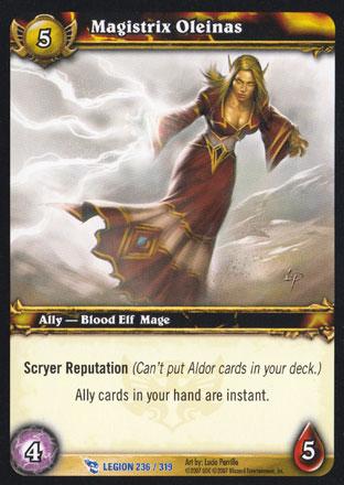 World of Warcraft TCG | Magistrix Oleinas - March of the Legion 236/319 | The Nerd Merchant