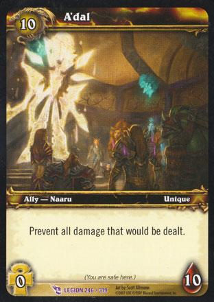 World of Warcraft TCG | A'dal - March of the Legion 246/319 | The Nerd Merchant