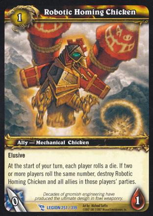 World of Warcraft TCG | Robotic Homing Chicken - March of the Legion 251/319 | The Nerd Merchant