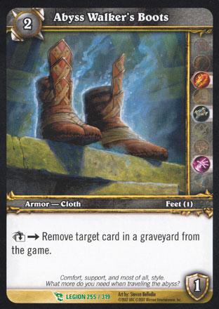 World of Warcraft TCG | Abyss Walker's Boots - March of the Legion 255/319 | The Nerd Merchant